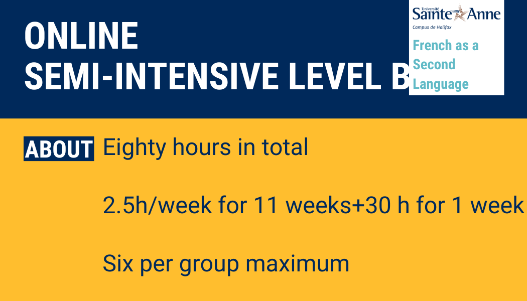 Semi-Intensive Level B Course Online