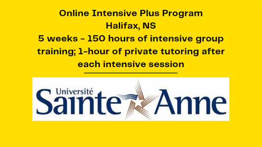 Online Intensive Plus Program: Session Dates Listed